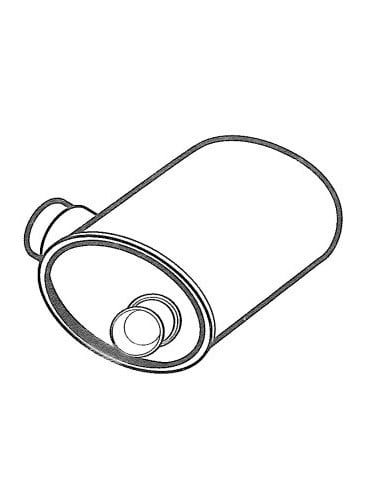 Silencioso para Tractores John Deere para Salida a la Derecha Series 6000 y 6010