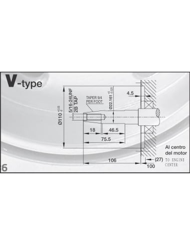 Motor 4 tiempos OHV 390-V