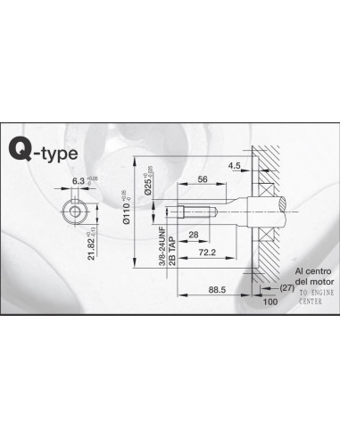 MOTOR GASOLINA MT200 4TIEMPOS 6.5 HP Q