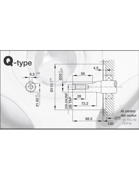 MOTOR GASOLINA MT200 4TIEMPOS 6.5 HP Q