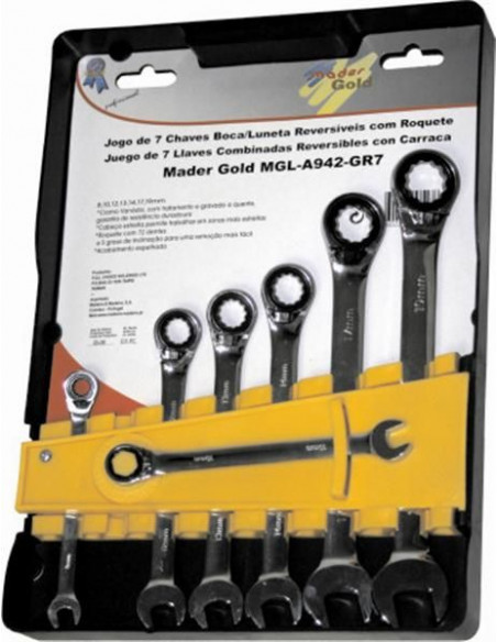 Juego llaves mixtas / carraca profesional