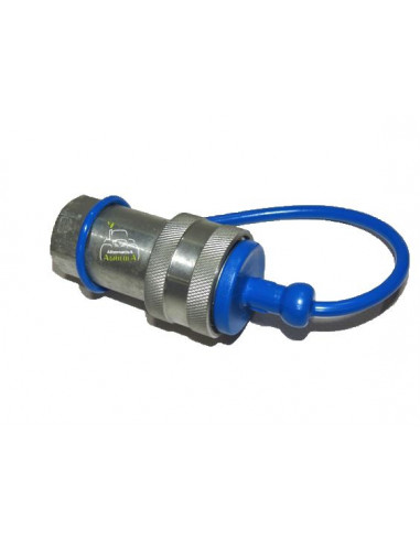 Tapón macho para enchufe 1/2" hembra azul