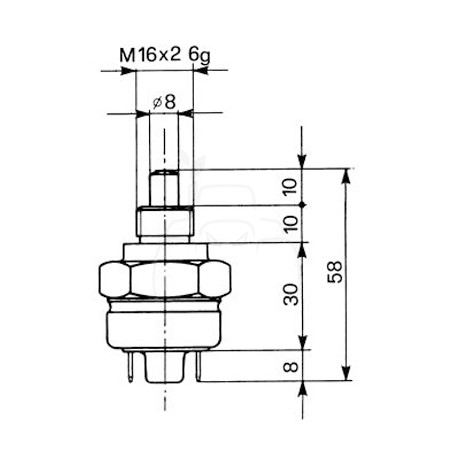 InterruPTOr de seguridad m16 x 2 sector agrícola