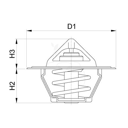 Thermostat ø 52 mm - h 39.90 mm - 82°c sector agrícola