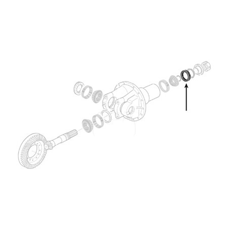 Retén de aceite ø 55 x 82 x 9.2 mm repuesto agrícola