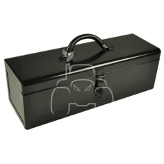 Caja de herramientas negra - 460 x 150 x 150 mm