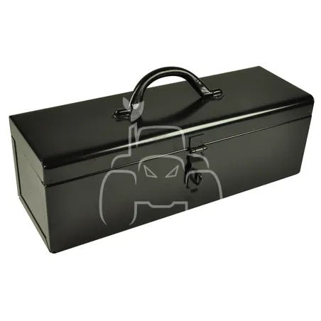 Caja de herramientas negra - 460 x 150 x 150 mm