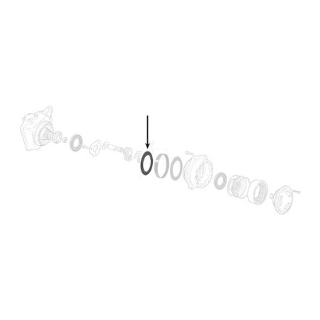 Retén de aceite ø 170 x 195 x 18 mm recambio agrícola
