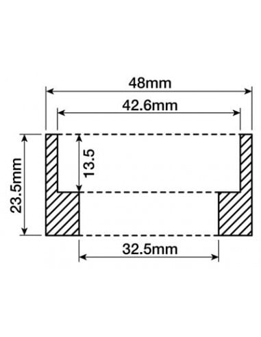 Casquillo porta-retén eje flexible Tractores CNH 30mm