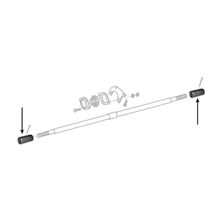 Manguito de acople l 112 mm - z6 accesorio agrícola