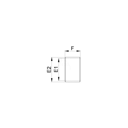 Casquillo ø 48 x 53 x 40 mm maquinaria agrícola