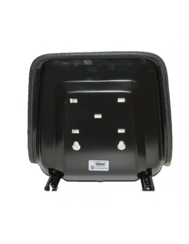 Asiento  cubeta PVC negro con guias railes RM460