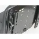 Asiento  cubeta PVC negro con guias railes RM460
