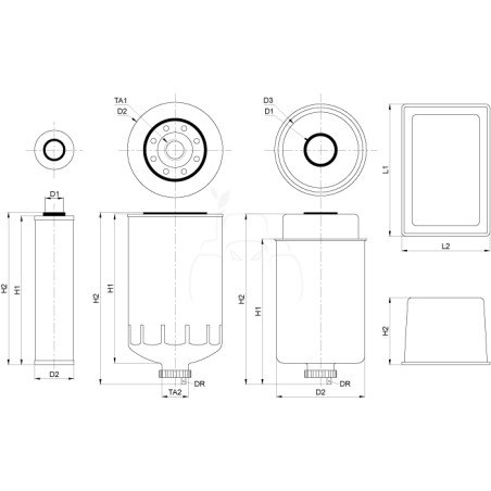 Filtro de combustible | Alternativa Agrícola tienda agrícola