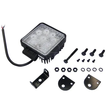Faro de trabajo led 27 w - 2200 lm para maquinaria agrícola