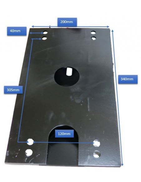 Chapa Inclinada para tractores John Deere tapa elevador inclinada