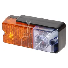 Luz delantera 190 x 85 mm recambio maquinaria agrícola