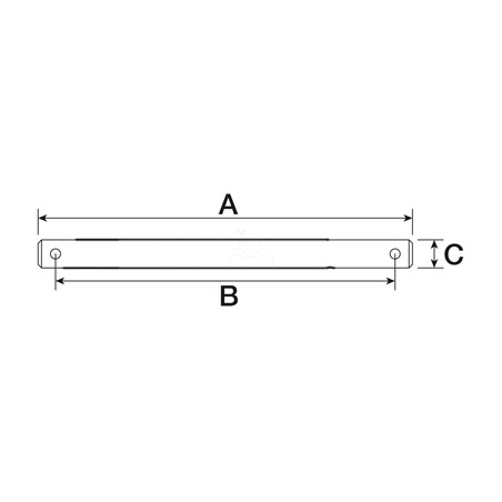 Eje control sensibilidad l 605 mm - ø 30 mm sector agrícola