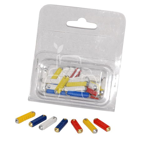 Paquete de fusibles steatite 5a - 25a - 30 pzas