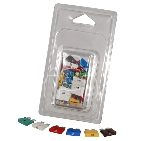 Paquete de fusibles est. clavijas planas 5a - 30a - 35 pzas