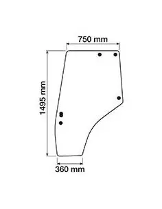 Cristal Puerta Izquierda 
