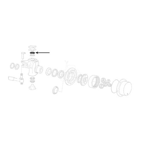 Retén de aceite ø 43 x 81 x 7.5 mm recambio agrícola