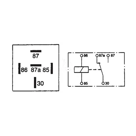 Relé 12v - 30a | recambio maquinaria agrícola