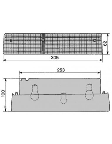 Piloto Faro Trasero Lado Izquierdo Tractores Fiat