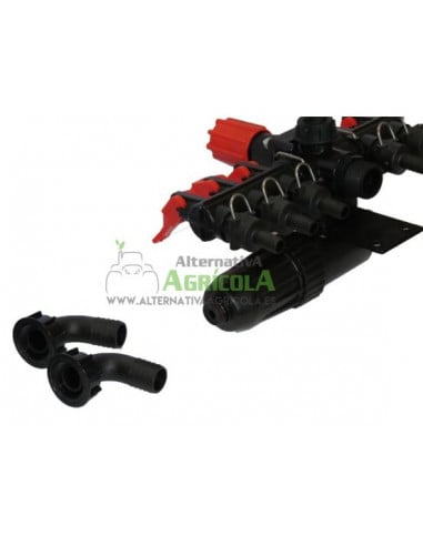 Mando de baja presión 4 palancas cuba fumigación