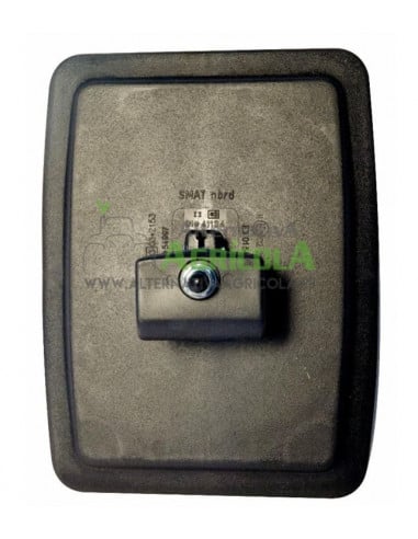 Espejo retrovisor 235 x 178 mm varilla Ø 20 mm curvo