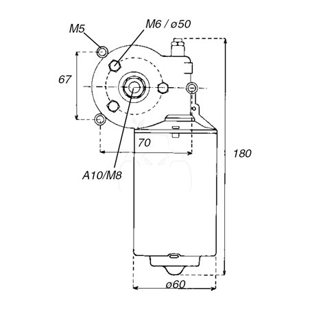 Motor de limpiaparabrisas