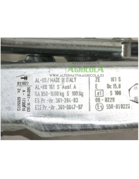 Freno de incercia marca Alko 1600kg para remolque