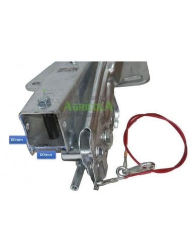 Freno de incercia marca Alko 1600kg para remolque