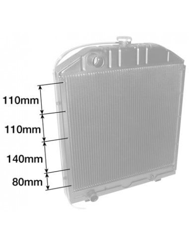 Radiador Fiat/New Holland Serie 55, 90 y Classique