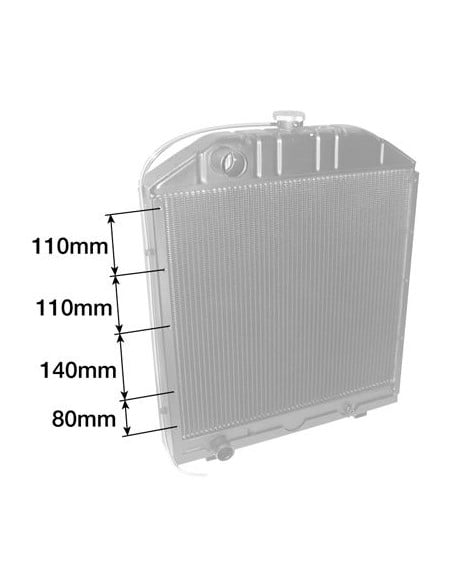 Radiador Fiat/New Holland Serie 55, 90 y Classique