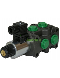Selectora electroválvula hidráulica 1/2" 6 vias 12v Roquet