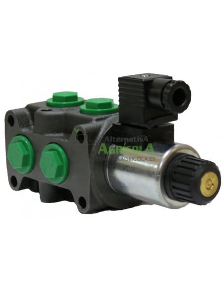 Selectora electroválvula hidráulica 1/2" 6 vias 12v Roquet
