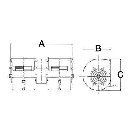 Motor del ventilador
