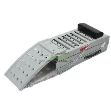 Juego de rampas metálicas plegables