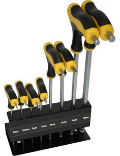 Juego llaves allen con mango