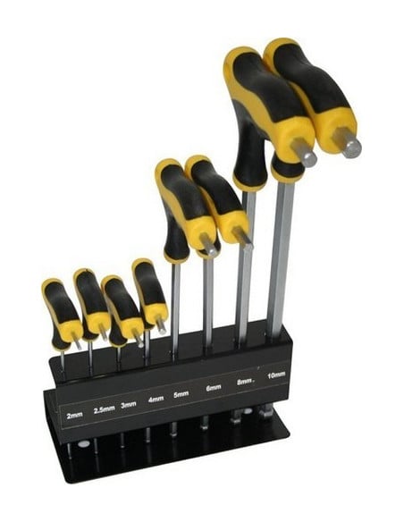 Juego llaves allen con mango