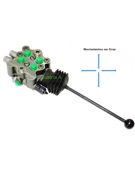 Distribuidor Roquet 1/2" 1 palanca 4 posiciones