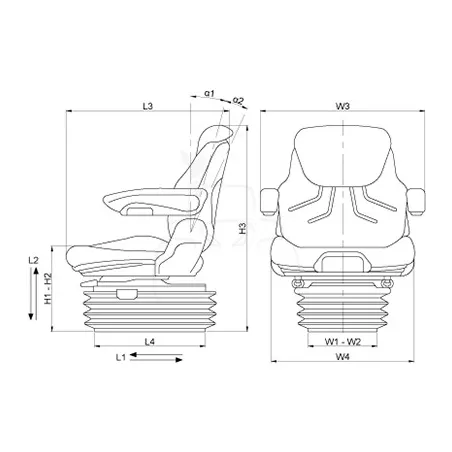 Asiento maximo comfort
