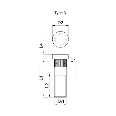 Tornillo de rueda