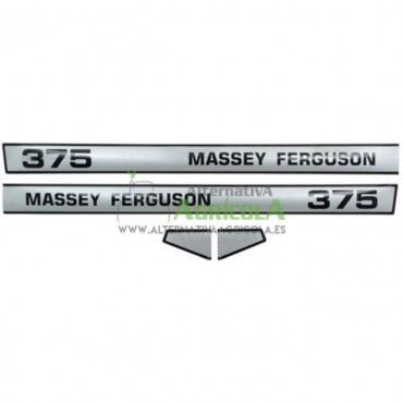 Juego de Pegatinas Massey Ferguson 375