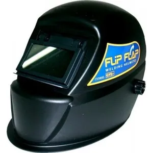 Casco soldador pantalla abatible