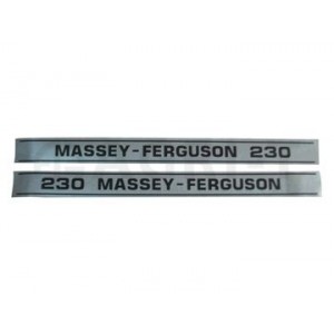 Juego de Pegatinas Massey Ferguson 230