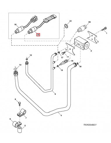 Persostato Aire Acondicionado Tractores John Deere Series 7010, 8000 y 9000