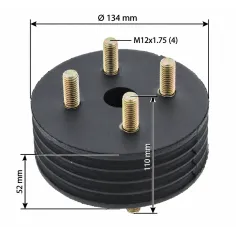 Amortiguador de guardabarros delantero para tractor CASE 226690A2