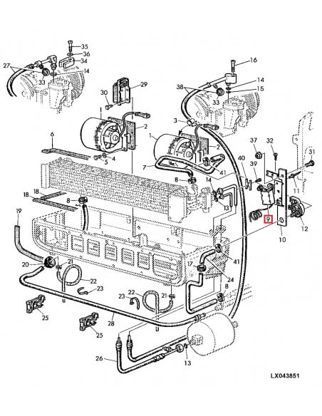 Termostato Aire Acondicionado Tractores John Deere 6100, 6200, 6300, 6400, 6500, 6800 y 6900
